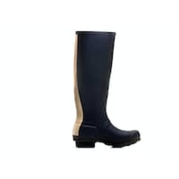 Hunter Women's Black Original Contrast Knee High Rain Boots Size US 5 - Picture 2 of 12
